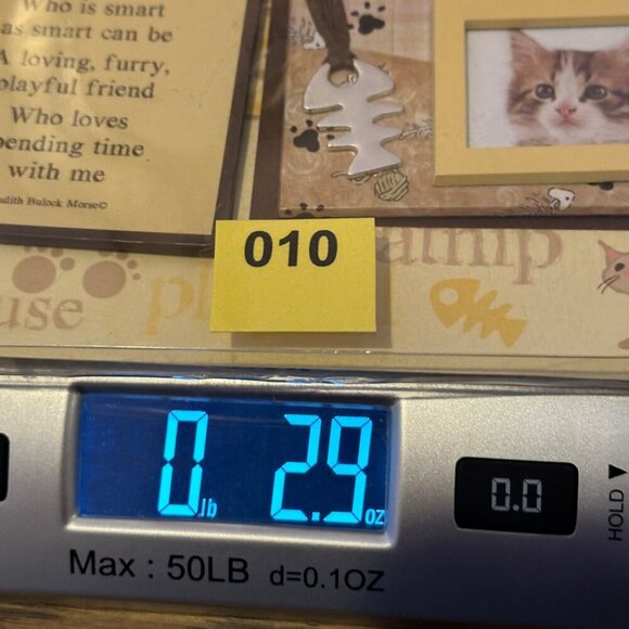 Cat Magnet Gift Set Meow Photo Frame Poem by Judith Bulock Morse New Sealed Gift - Picture 8 of 8